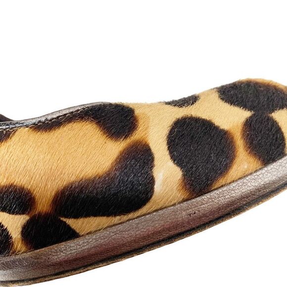 Stuart Weitzman Pony Hair Cheetah Animal Print Platform Leather Pumps Women’s 8M - Picture 7 of 13